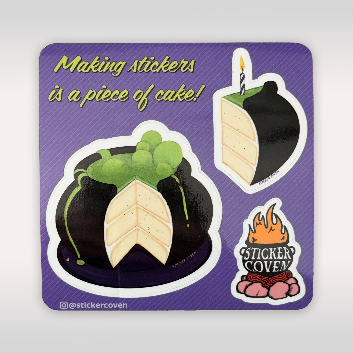 100 4"x4" Sticker Sheets for $89