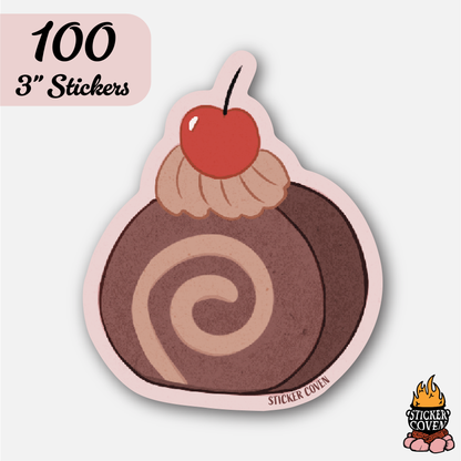 100 3" Custom Vinyl Stickers for $47