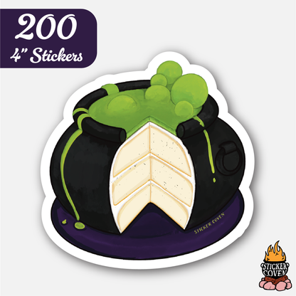 200 4" Custom Vinyl Stickers for $99