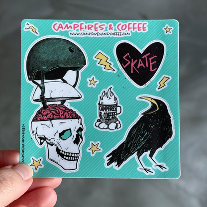 50 4"x4" Sticker Sheets for $57