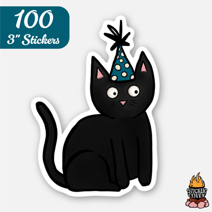 100 3" Custom Vinyl Stickers for $42