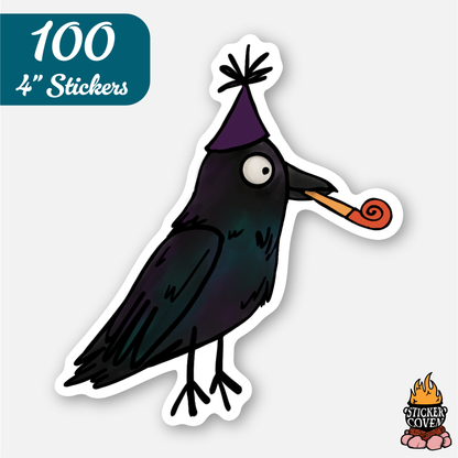 100 4" Custom Vinyl Stickers for $53