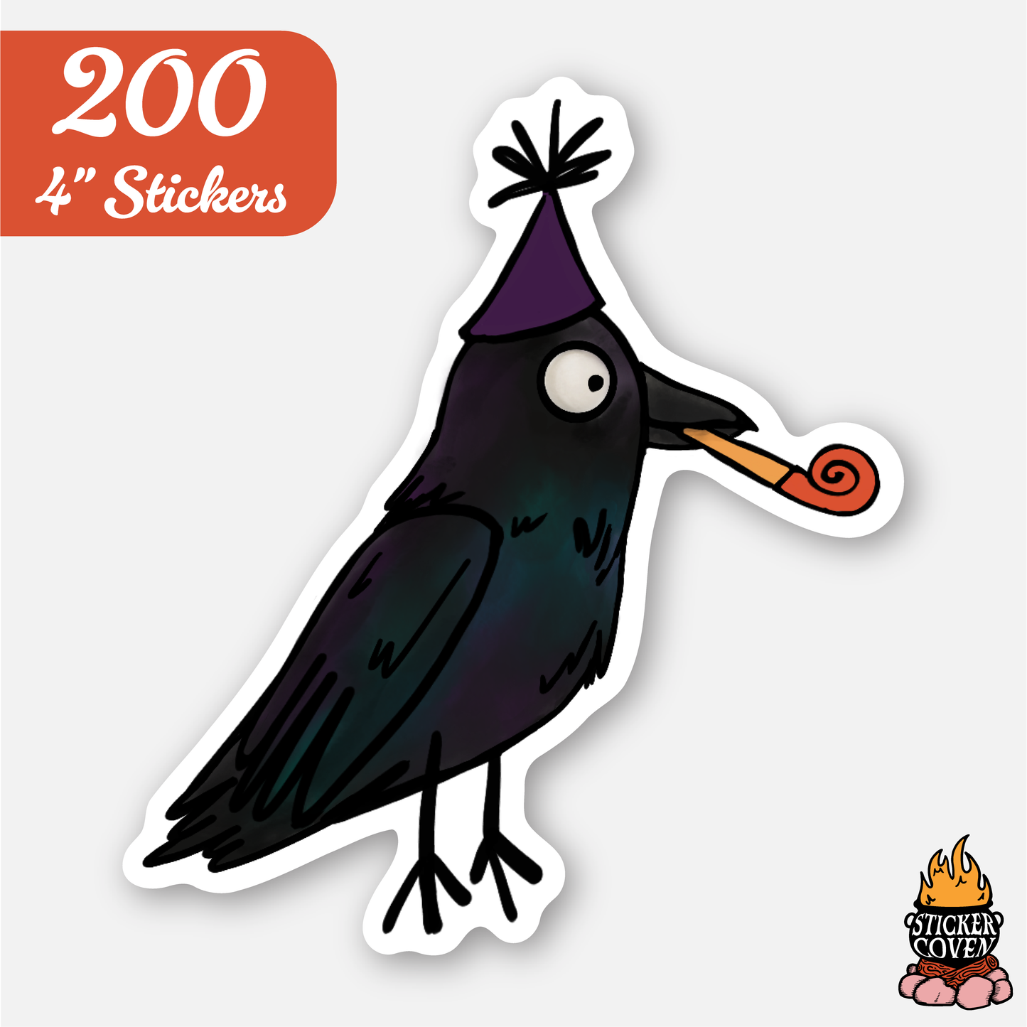 200 4" Custom Vinyl Stickers for $92