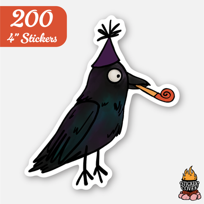 200 4" Custom Vinyl Stickers for $92