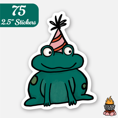 75 2.5" Custom Vinyl Stickers for $29