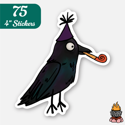 75 4" Custom Vinyl Stickers for $49