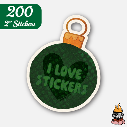 200 2" Custom Vinyl Stickers for $55 - Black Friday
