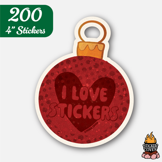200 4" Custom Vinyl Stickers for $99 - Black Friday