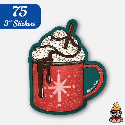 75 3" Custom Vinyl Stickers for $29 - Black Friday