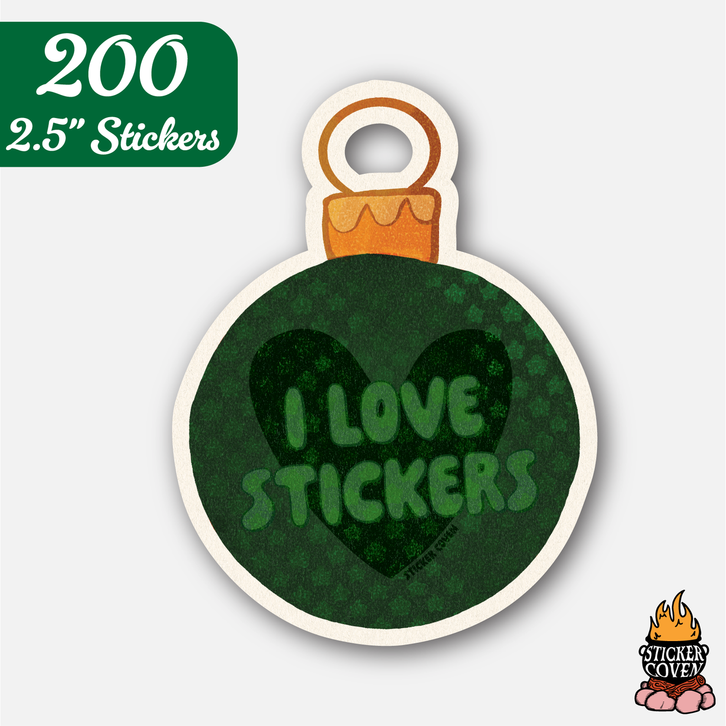 200 2.5" Custom Vinyl Stickers for $49- Black Friday