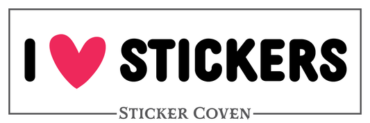 10 3x9" Bumper Stickers for $19