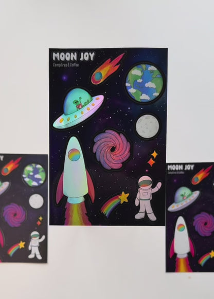 Holographic Sticker Sheets