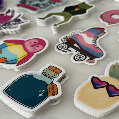 250 3" Custom Vinyl Stickers for $89