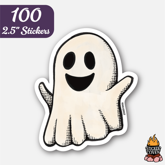 100 2.5" Custom Vinyl Stickers for $38