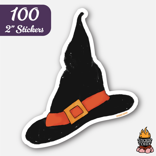 100 2" Custom Vinyl Stickers for $33