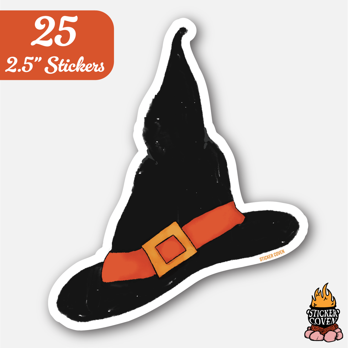 25 2.5" Custom Vinyl Stickers for $23