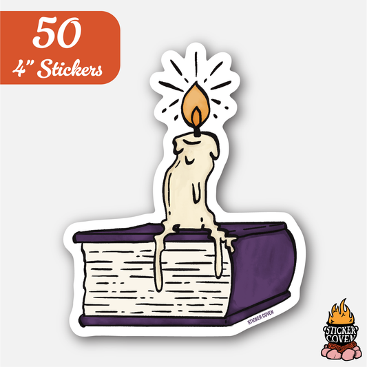 50 4" Custom Vinyl Stickers for $43